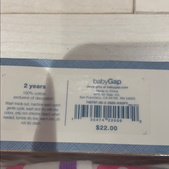 NWT Baby GAP lot of 2 short sleeve one piece pjs - sz 2 - Picture 15 of 16